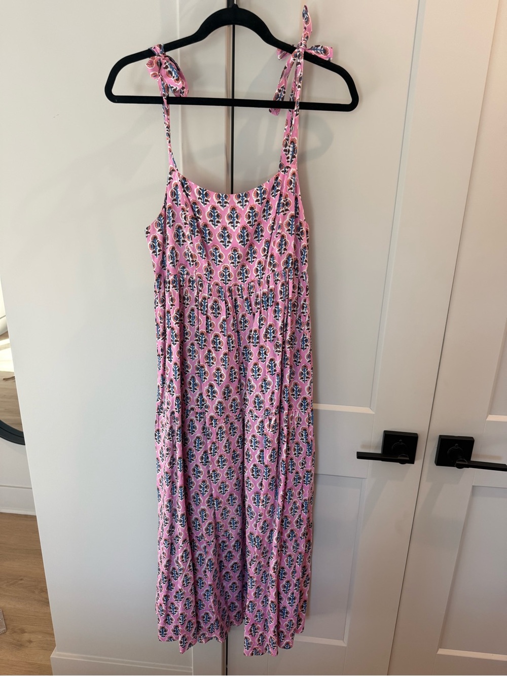 Emerson Fry Pink Floral Smocked Dress